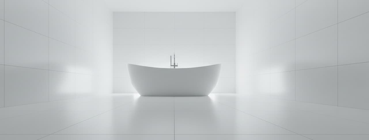 Bagno pulito e brillante trattato con nanotecnologia Ector B-10