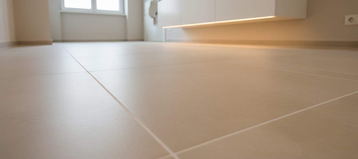 Fughe piastrelle pulite e protette da acqua e olio