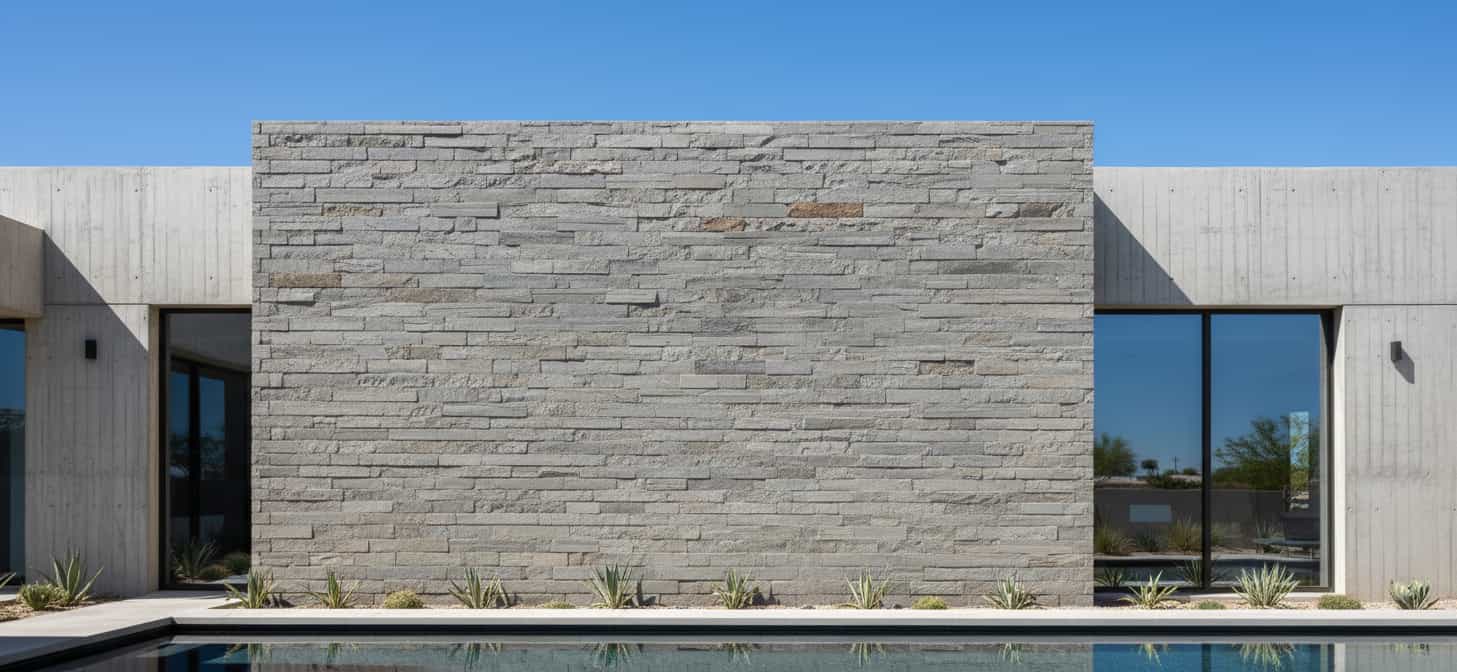 Facciata in mattoni e pietra protetta con nanotecnologia Ector RP-50