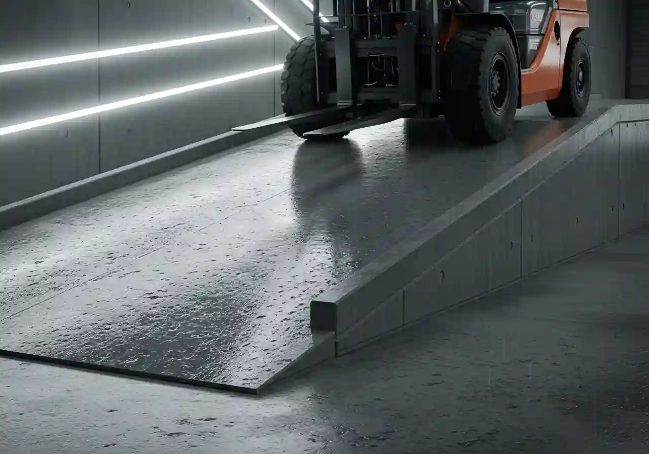 Rampe carrabili e accessi logistici